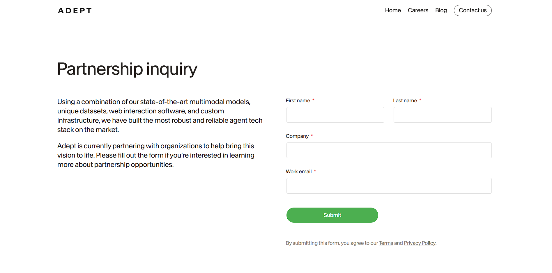 Adept AI screenshot 2